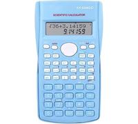 KK-82MS-D Calculatrice scientifique portable avec 240 fonctions d'ingénierie, affichage double ligne, matériel scolaire pour étudiants, enseignants et professionnels, bureau/usage domestique (bleu)