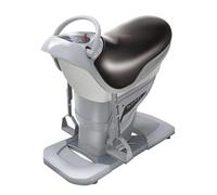 KK-GGL Machine d'équitation électrique, plateforme vibrante à l'intérieur, équipement d'entraînement des hanches et des jambes, station d'entraînement pour squats rechargeables, 20 vitesses
