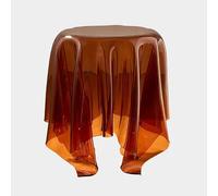 KK-GGL Table basse flottante en acrylique, table d'appoint intérieure transparente, table d'appoint ronde en acrylique transparent, table d'appoint ronde en acrylique pour petit espace, pour salon