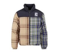 KK Og Flannel Block Puffer Jacket multicolor
