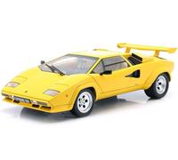 KK Scale KKDC120144 - Lamborghin. Countach LP 5000S QV Yellow 1985 - échelle 1/12 - modèle de Voiture