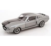 KK Scale KKDC120171 Mustang Shelby GT500 Eleanor 1967 Grey Metallic & Black Gone in 60 Seconds Look-A-Like - échelle 1/12 - modèle de Voiture