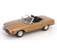 KK Scale KKDC120182 - Mercede. 450SL R107 Europe Gold Metallic 1985 - echelle 1/12 - Voiture Miniature
