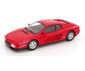 KK Scale KKDC120201 - Ferrar. Testarossa Red 1986 with Opening Doors Hood and Headlights - échelle 1/12 - modèle de Voiture