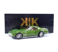 KK Scale KKDC181221 - Chevrole. Corvett. C3 Green Metallic 1972 - echelle 1/18 - modèle de Voiture