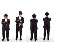 KK Scale KKFIG009 - Modèle d'échelle compatible avec figurine set WITH 2 FIGURINES JAKE ET ELWOOD 1:18