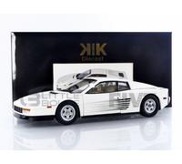 KK-Scale Modèle voiture Ferrari Testarossa Monospecchio 1984 blanc 1/12 portes/capot/phares ouvrants