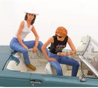 Kk Scale Models 1/18 - Figurines Thelma And Louise Figurine Set Kkfig025-Kk Scale Models
