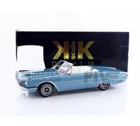 KK-Scale Voiture miniature - Ford Thunderbird Coupé 1966 - 1/18 Bleu clair métallisé