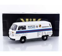 KK SCALE MODELS 1/18 - VOLKSWAGEN COMBI T2B DELIVERY VAN PORSCHE MARTINI - 1972
