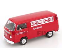 KK SCALE MODELS 1/18 - VOLKSWAGEN COMBI T2B DELIVERY VAN PORSCHE RENNDIENST - 19