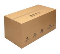 KK Verpackungen Boîtes Pliantes, 2 parois | 1 pièce, 1200 x 600 x 600 mm, cartons d'expédition à Double paroi rainures en Hauteur Selon Fefco 0201 | Boîtes à Double paroi pour l'expédition de Colis
