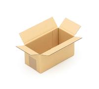 KK Verpackungen cartons d'expédition 200 x 100 x 100 mm marron simple paroi (dimensions extérieures 206 x 106 x 110 mm) | 25 pièces, boîtes pliantes pour expédition