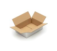 KK Verpackungen cartons d'expédition 215 x 150 x 55 mm blanc simple paroi (dimensions extérieures 221 x 156 x 65 mm) | 150 pièces, boîtes pliantes pour expédition