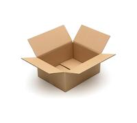 KK Verpackungen cartons d'expédition 500 x 400 x 200 mm marron 2 parois (dimensions extérieures 514 x 414 x 222 mm) | 10 pièces, boîtes pliantes pour l'expédition