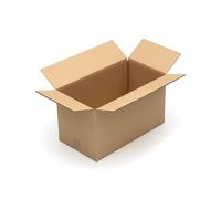 KK Verpackungen cartons d'expédition 550 x 300 x 300 mm marron 2 parois (dimensions extérieures 564 x 314 x 322 mm) | 10 pièces, boîtes pliantes adaptées à l'expédition