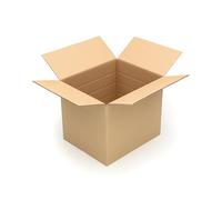 KK Verpackungen cartons d'expédition 600 x 500 x 200-500 mm marron 2 parois (dimensions extérieures 614 x 514 x 522 mm) hauteur variable | 1 pièce, boîtes pliantes pour expédition