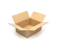 KK Verpackungen cartons d'expédition 750 x 600 x 300 mm marron 2 parois (dimensions extérieures 764 x 614 x 322 mm) | 1 pièce, boîtes pliantes pour expédition