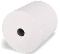KK Verpackungen Rouleaux Thermiques 5 Rouleaux, 80 mm x 80 m x 12 mm, Rouleaux de reçus avec Ø78 mm | Rouleaux de Caisse enregistreuse en Papier Thermique 55 g/m² sans BPA
