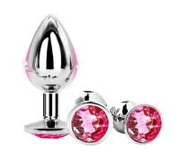 KK25- Pinks 3 Tailles De Produit Lisse Ḁṉḁl Plṳg Bṳtt Ḁṉḁle Prôsṱḁṱe Deḇṳṱḁṉt Vḯḇrḁṉṱ Tṳṉṉel xl le Qṳeṳ Ğodémiċhet Ğodé Đilđo Vibromaşşéur pour Femme Homme Gḁys Mąśtûŕbeŕ Mḁstûŕbḁtèur cup