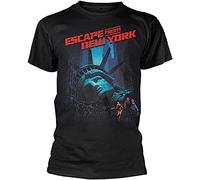 KkaEbiUYE Escape from New York Movie Poster Men's Graphic T-Shirt Black XL