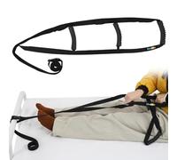 KkaFFe Échelle de lit avec 3 poignées, dispositif d'aide pour s'asseoir et tirer vers le haut avec poignées, sangle réglable pour échelle de lit, aide pour personnes âgées, enceintes, handicapés