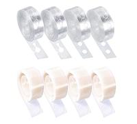 KkaFFe Kit d'arche de ballons, ruban adhésif pour arche de ballons, guirlande de ballons, kit de décoration pour fête, mariage, anniversaire, fête prénatale (2 trous simples + 2 trous doubles + 4