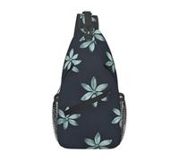 KKAFGBV Beau sac de poitrine à bandoulière Camellia pour homme, design à double poche, unisexe, adapté pour la course à pied, les voyages, Beau camélia, Taille unique