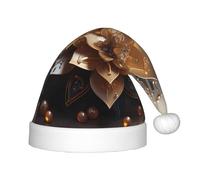 KKAFGBV Chapeaux de Noël blancs délicats imprimés fleurs de lotus pour enfants, parfaits pour le Nouvel An, les vacances, la maison et les fournitures de fête