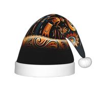 KKAFGBV Chapeaux de Noël Primitive Totem imprimés pour enfants, parfaits pour le Nouvel An, les vacances, la maison et les fournitures de fête