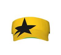 KKAFGBV Drapeau des Seychelles Imprimé Casquette Soleil Réglable Casquette Transparent UV Protection Golf Cap Summer Beach Cap Baseball Cap, Drapeau de Sao Tomé et Principe, taille unique