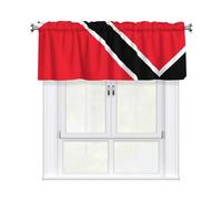 KKAFGBV Rideaux à double passe-tringle imprimés Drapeau de Trinité-et-Tobago pour chambres, cuisines et plus occultants, 137,2 x 45,7 cm