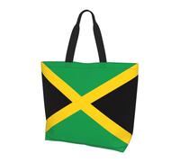 KKAFGBV Sac à main élégant et luxueux avec drapeau de Basse-Saxe imprimé - Grande capacité, léger et pliable, Drapeau de la Jamaïque, Taille unique