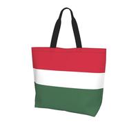 KKAFGBV Sac à main élégant et luxueux avec drapeau de Basse-Saxe imprimé - Grande capacité, léger et pliable, Drapeau de la Hongrie, Taille unique