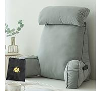 KKAIRA Coussin de Lecture,Lecture Coussin de Salon,avec Accoudoirs,avec têtière,pour Le Soutien du Dos et du Cou Pendant la Lecture 75 * 40 * 58CM(with headrest)