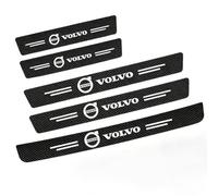 KKBFB 5 Pcs Bandes de Seuil de Porte en Fibre de Carbone pour Volvo XC40 1 (I) 536 I 2017-2024, Protections de Seuil de Porte Bandes de Seuil de Porte Adhésives