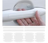 KKBFB 8PCS Transparent Protecteur Poignée Porte Voiture pour Ma-zda MX-5 MX 5 MX5, Autocollant Anti-Collision Anti-Rayures Autoadhésif Peinture Protecteurs