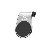 KKBFB Support Téléphone Voiture pour Citroen C4 C-Triomphe 2007-2011, Bouche D'aération Porte Téléphone Voiture Rotation 360° & Opération à Une Main,Silver