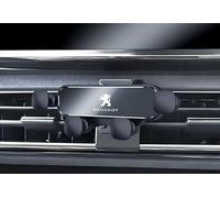 KKBFB Support Téléphone Voiture pour Peugeot Landtrek Simple Cab 2020-, Bouche D'aération Porte Téléphone Voiture Rotation 360° & Opération à Une Main,Grey