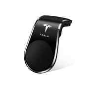 KKBFB Support Téléphone Voiture pour Tesla Model Y 2020-2024, Bouche D'aération Porte Téléphone Voiture Rotation 360° & Opération à Une Main,Black