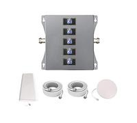 KKBSTR Amplificateur 4G Amplificateur de Signal Mobile 5 Bandes 800/900/1800/2100/2600MHz, Compatible avec Tous Les Opérateurs
