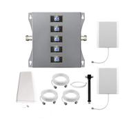 KKBSTR Répéteur 4G 5G Amplificateur Reseau Mobile, 5 Bandes 800/900/1800/2100/2600MHz, Deux Antennes Intérieures