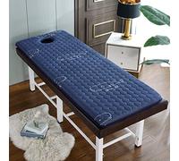 KKCD Fish,60x190cm,Matelas De Lit De Beauté De 3cm avec Tête Carrée Table De Massage Lit À Cils Surmatelas Mousse À Mémoire De Forme Drap De Lit De Spa Pliable avec Trou De Respiration