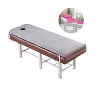 KKCD Matelas De Table De Massage D'épaisseur 3,8Cm,Housses De Coussin en Peluche pour Table De Massage pour La Protection,Housse De Coussin De Lit De Cils Doux Et Respirant,Gray r,70x190cm