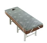KKCD Surmatelas De Lit Trapézoïdal De 3cm D'épaisseur Couvre-Matelas pour Table De Massage Facial avec Trou Matelas en Mousse À Mémoire De Forme pour Lit Spa Antidérapante,Style,70x180cm