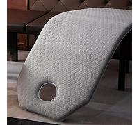 KKCD Surmatelas en Mousse À Mémoire De Forme avec Bandes Élastiques Protège-Matelas De Table De Massage À Tête Trapézoïdale Coussin De Lit De Spa pour Accessoires De Massage,Gray 3cm,70x185cm