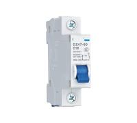 KKCZOFMJ Disjoncteur DZ47-60 1/2/3/4P AC 230/400V Disjoncteur C 1 2 3 4 5 6 10 15 16 20 25 32 40 50 60A Type C Protection Contre Les Courts-Circuits 1Pcs(3P,DZ47-60-C5)