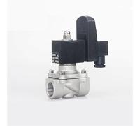 KKCZOFMJ Électrovanne Basse Pression DN40 1-1/2" NPT 220 V for Joint en Acier Inoxydable 0-10, 1 pièce(240vac-150degree Centigrade,NPT)