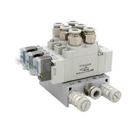 KKCZOFMJ Électrovanne combinée SY7120, vanne de Commande de Cylindre à Commande électronique Unique SY7120-5LZD-01 SY7120-6LZD-01, 1 pièce(Sy7120-4lzd-02 6mm)