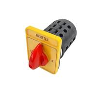 KKCZOFMJ Sélecteur d'ampèremètre, commutateur électrique à cames Rotatif 16 A, 4 Positions, 3 pôles, Circuit de Commande du Moteur YMW98-16/3